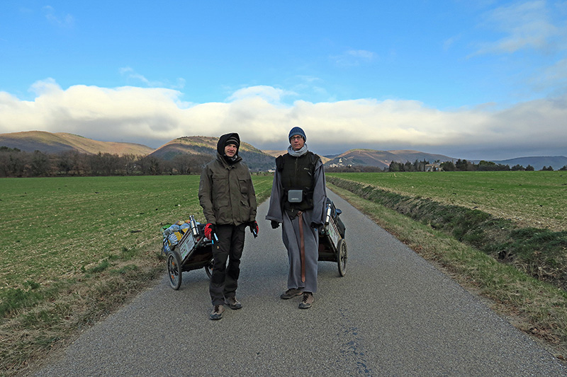 Heiko Gärtner und Franz Bujor zu Fuß auf ihrer Weltreise