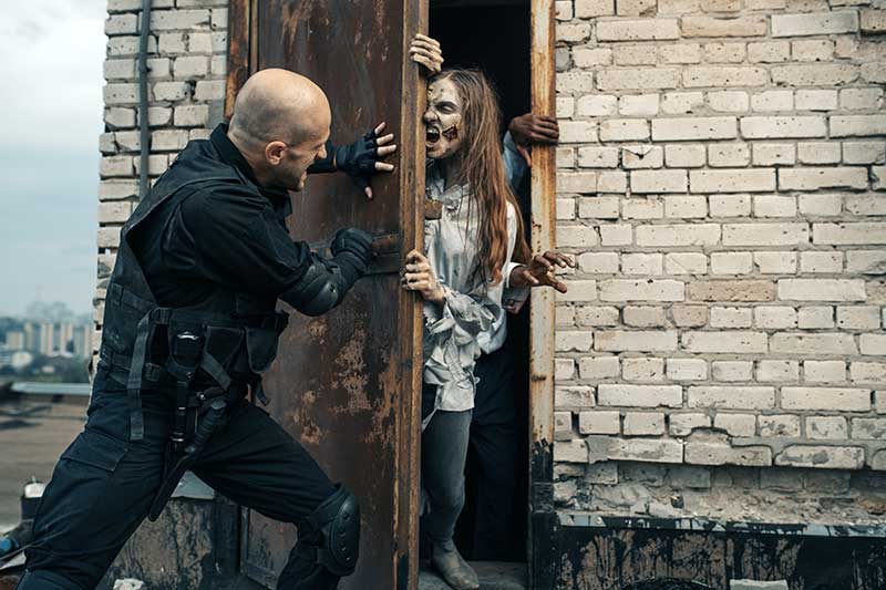 Zombies greifen Survivalist an