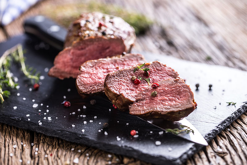 Rare Steak Fleisch