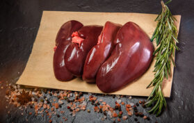 Rohe Schweinenieren als Lebensmittel
