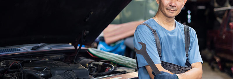 Autoreparatur in der Werkstatt